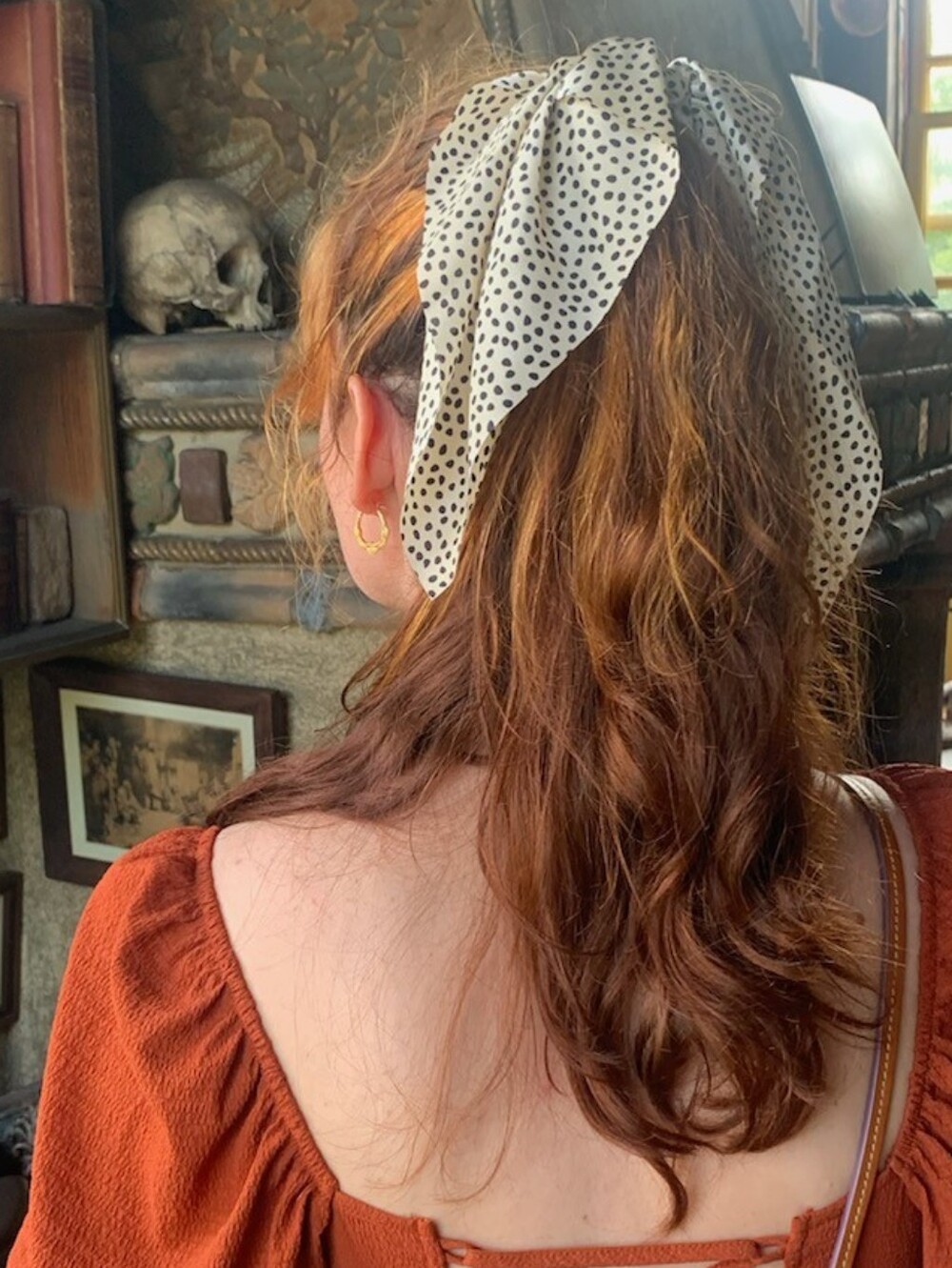 🌼$2🌼Polka Dot Hair Scarf